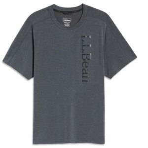 L.L. Bean Men's Everyday Sunsmart Performance Gray T-Shirt NWT
